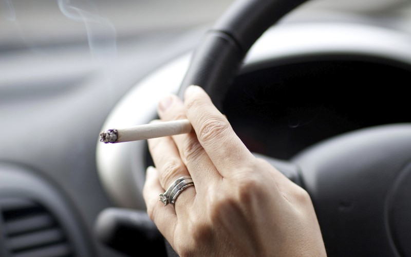 Driver-smoking-a-cigarette